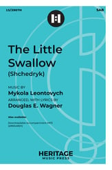 The Little Swallow SAB choral sheet music cover